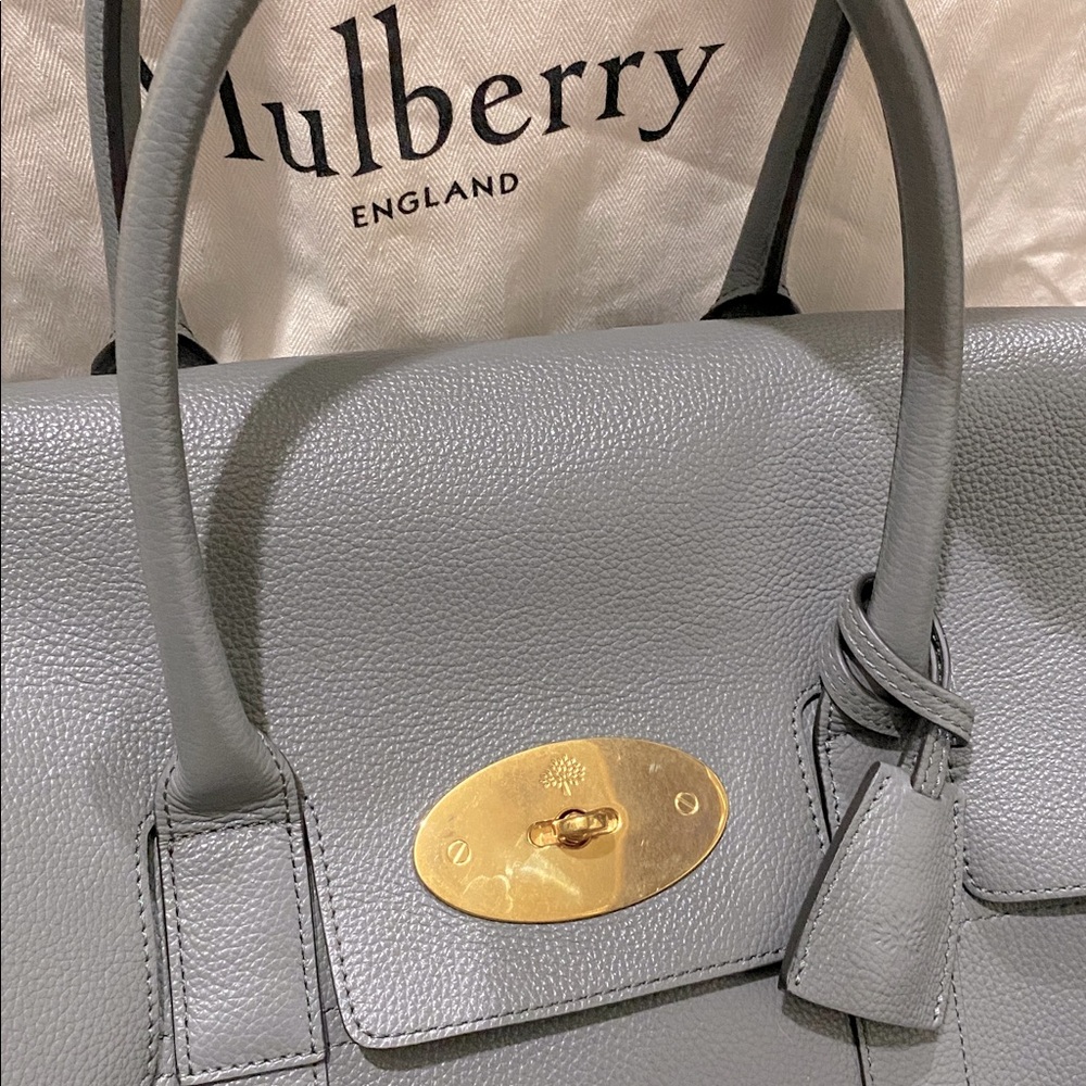 Mulberry Bayswater Leather Tote Bag | Like New Classic Handbag - Picture 7 of 9
